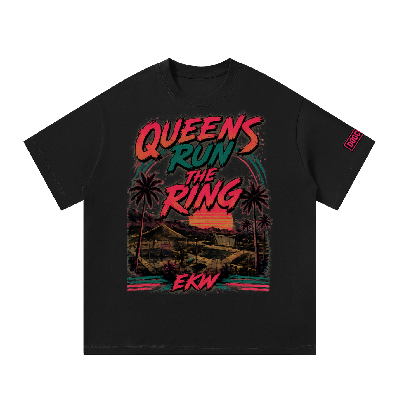 QUEENS RUN THE RING SHORT SLEEVE