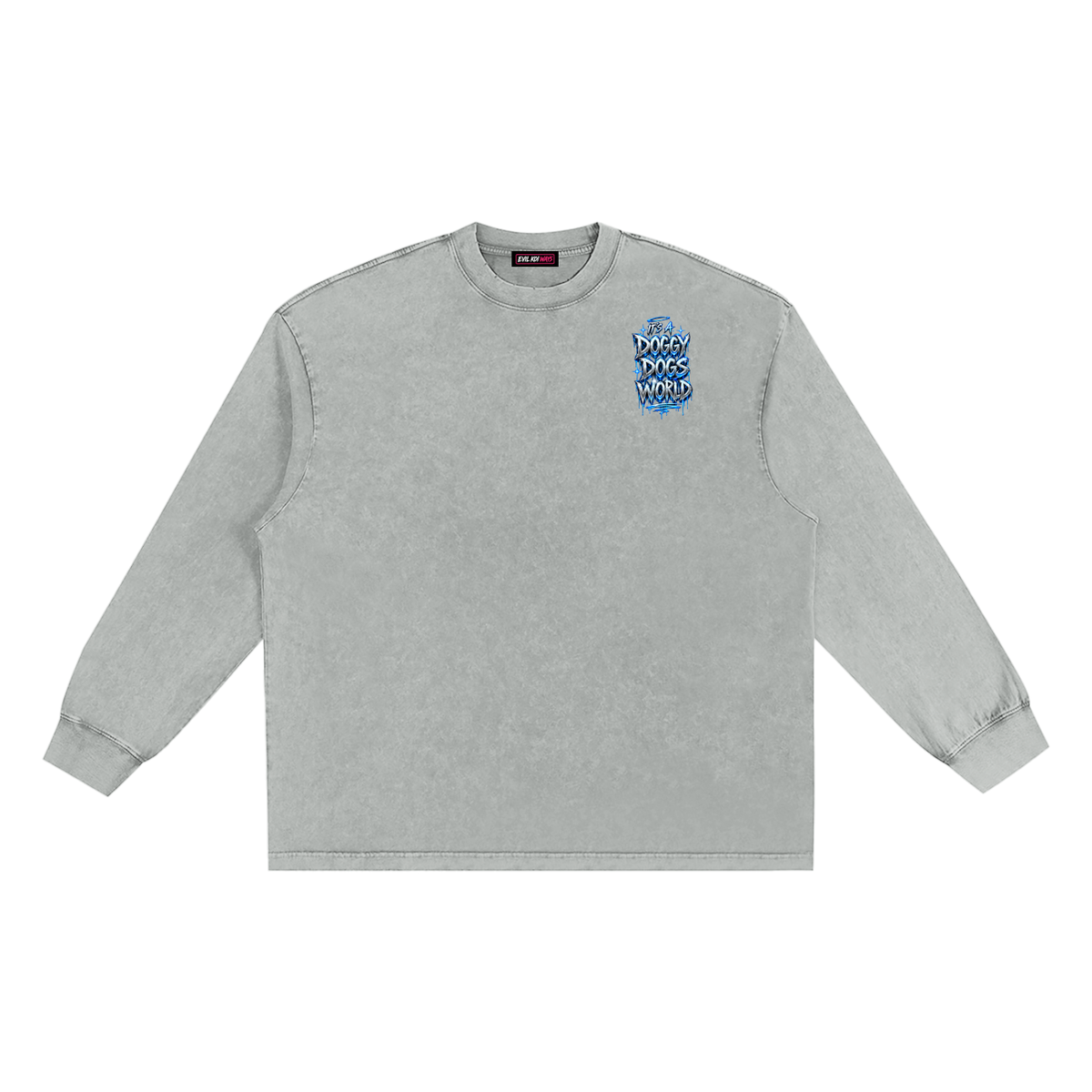 Snow Washed Frayed Edge EKW T-Shirt