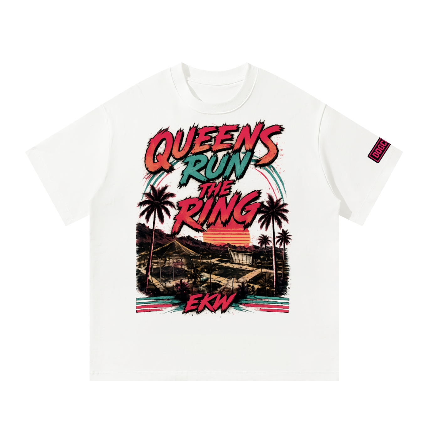 QUEENS RUN THE RING SHORT SLEEVE