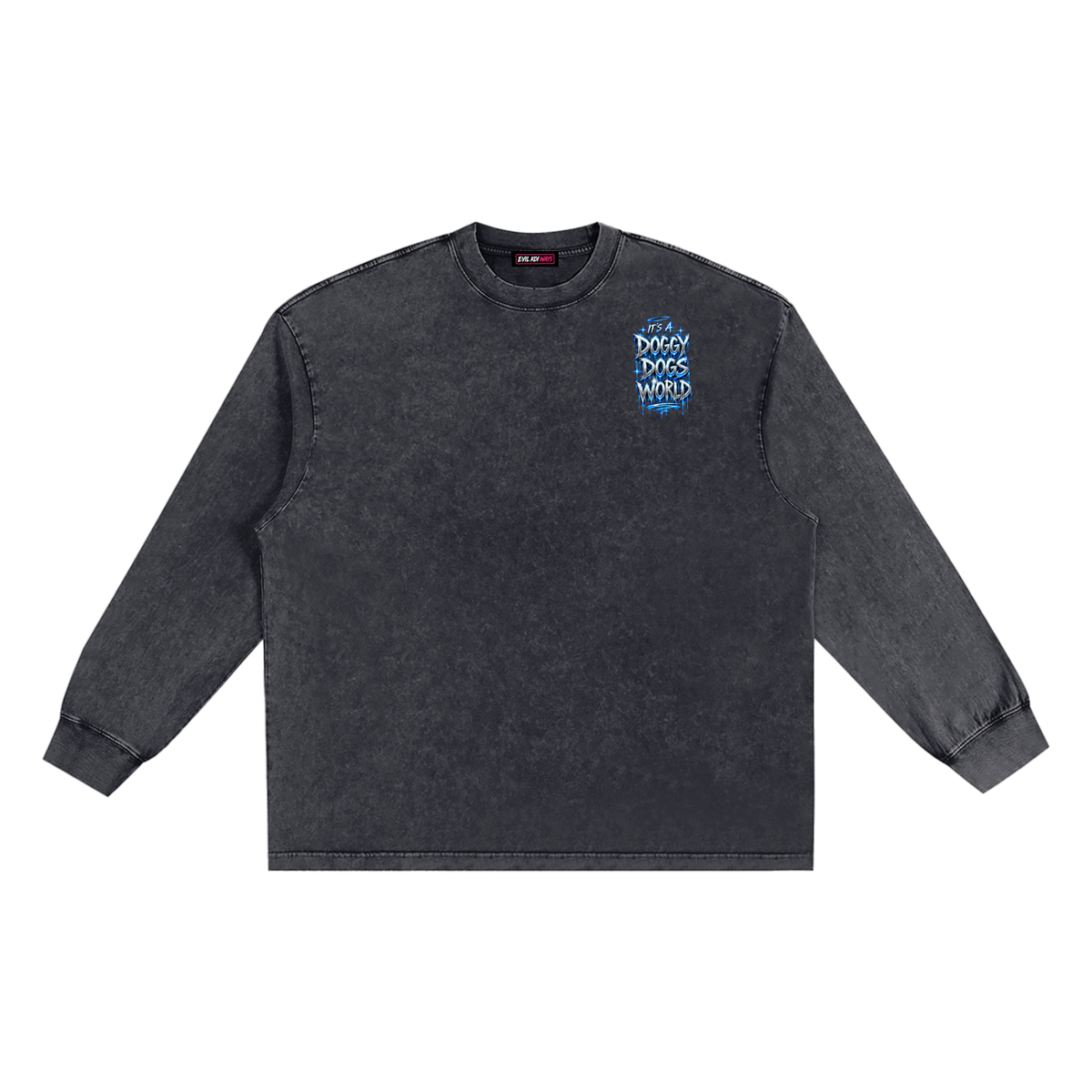 Snow Washed Frayed Edge EKW T-Shirt
