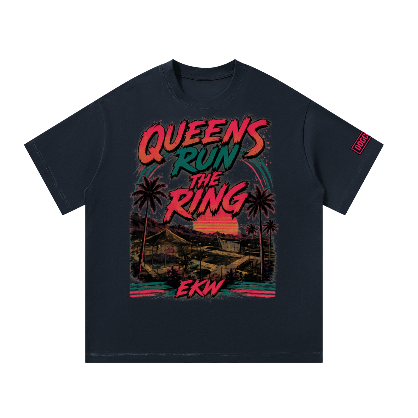 QUEENS RUN THE RING SHORT SLEEVE