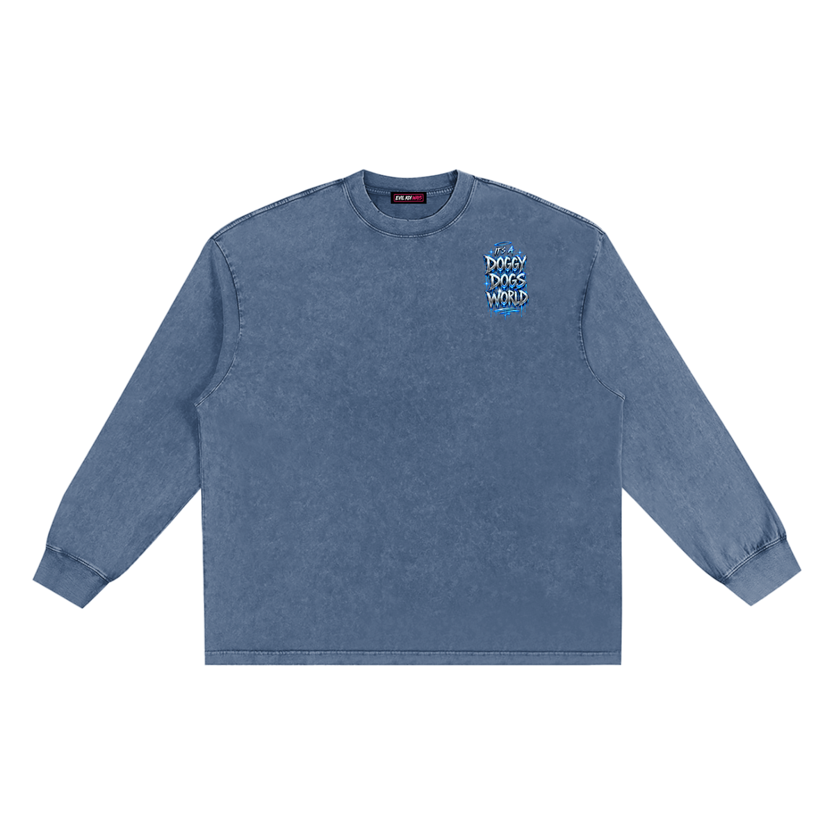 Snow Washed Frayed Edge EKW T-Shirt