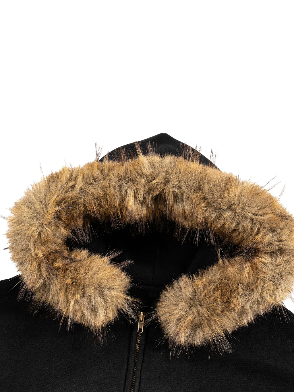 Sun Fade Boxy Detachable Fur EKW X COACHELLA Hoodie